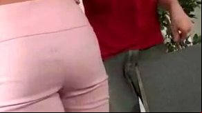 Stunning milf shows off her huge tits and curvy gazoo